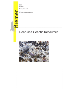 Deep-sea genetic resources - Archimer