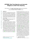 ARTEMIS: Real-Time Detection and Automatic Mitigation for BGP