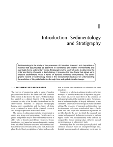 Sedimentology and Stratigraphy