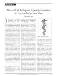 The staff of Asclepius: A new perspective on the symbol of medicine