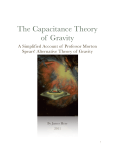 The Capacitance Theory of Gravity