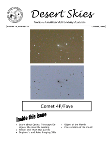 Desert Skies - Tucson Amateur Astronomy Association
