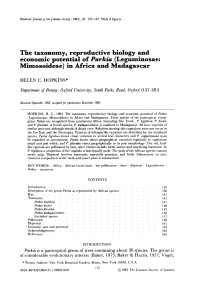 The taxonomy, reproductive biology and