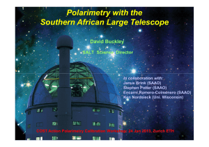 Polarimetry with the Southern African Large Telescope