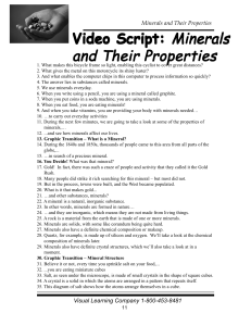 Minerals and Their Properties