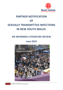 partner notification of sexually transmitted infections in new