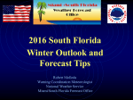 2016 South Florida Winter Outlook and Forecast Tips - Miami