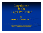 Impairment in the Legal Profession