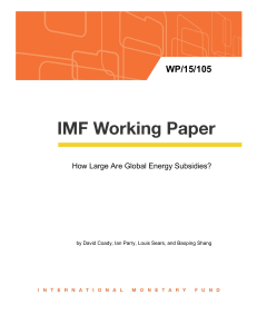IMF Working paper