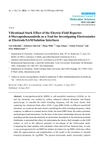 Vibrational Stark Effect of the Electric-Field Reporter 4