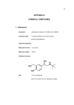 APPENDIX-A CHEMICAL COMPOUNDS