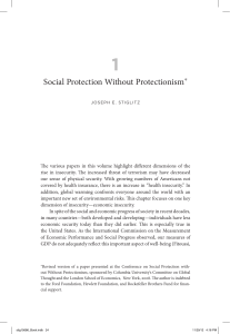 Social Protection Without Protectionism