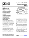 AD8310 Fast, Voltage-Out DC–440 MHz, 95 dB Logarithmic