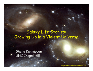 Galaxy Life Stories: Growing Up in a Violent Universe