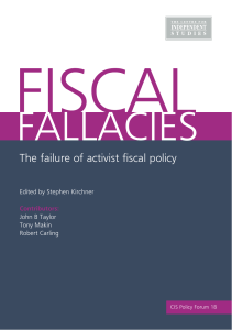 Fiscal Fallacies: The Failure of Activist Fiscal Policy