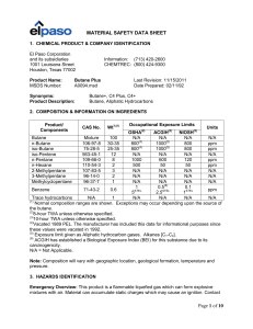 material safety data sheet