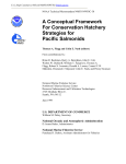 A Conceptual Framework For Conservation Hatchery