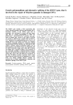 Genetic polymorphisms and alternative splicing of the
