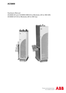 EN / ACS800-04/04M/U4 Drive Modules (45 to 560 kW, 60 to 600 hp