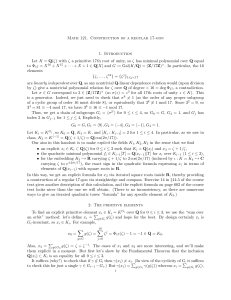 Math 121. Construction of a regular 17-gon 1