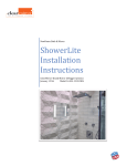 ShowerLite Installation Instructions