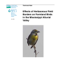 Effects of Herbaceous Field Borders on Farmland Birds in the