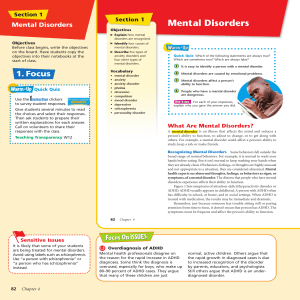 Mental Disorders