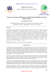 Geometry Correction in Efficiency of a Sodium Iodide