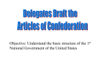 Articles of Confederation and Constitution
