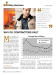 Why Do ContRaCtoRs Fail? - Surety Information Office