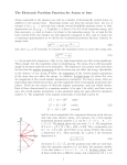 The Electronic Partition Function for Atoms or Ions