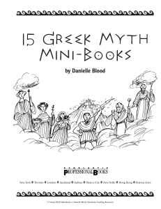 Greek Mythology Mini Books