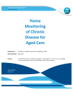 Report: Home Monitoring of Chronic Disease for Aged Care