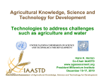 Agricultural Knowledge, Science and Technology for