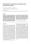 Direct measurement of cell detachment force on single cells using a