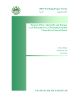 STATE BANK OF PAKISTAN SBP Working Paper Series