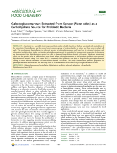 Galactoglucomannan Extracted from Spruce (Picea abies) as a