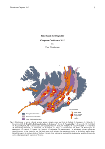 Geological Excursion Guide to Iceland