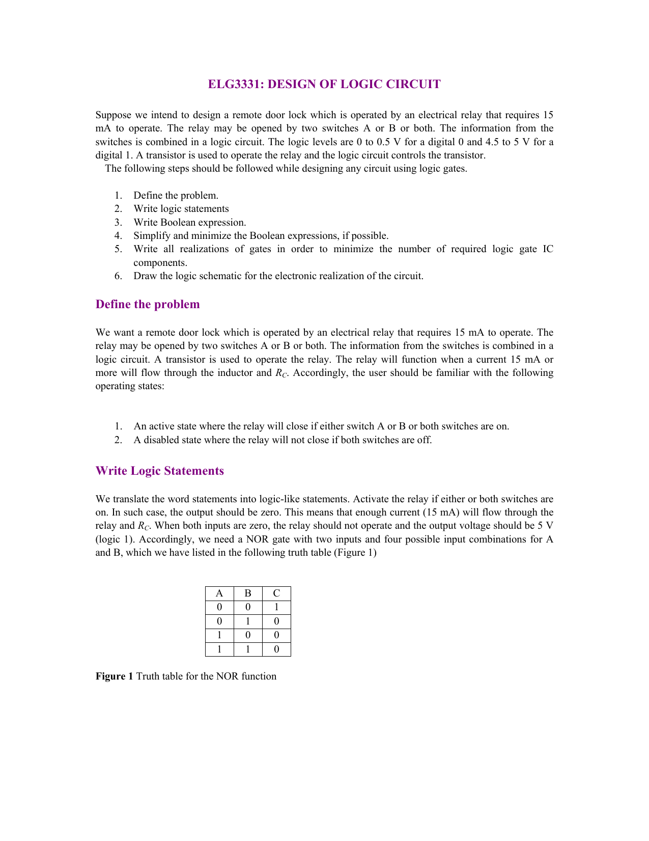 Relay Switch Ic