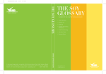 Soy Glossary - Soy Connection