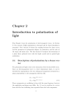Chapter 2 Introduction to polarization of light - diss.fu