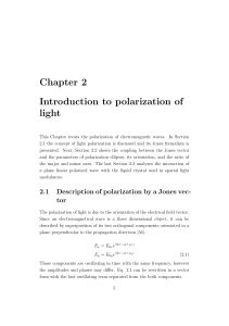 Chapter 2 Introduction to polarization of light - diss.fu