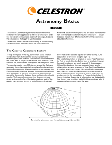information on Astronomy Basics and