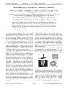 Magnetic Light-Matter Interactions in a Photonic Crystal Nanocavity