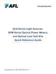 OLS Series Light Sources, OPM Series Optical Power Meters, and