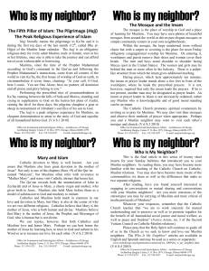 Who is my neighbor? - Archdiocese of Chicago