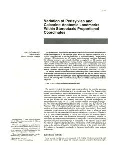 Variation of Perisylvian and Calcarine Anatomic Landmarks Within