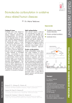 Biomolecules carbonylation in oxidative stress related human