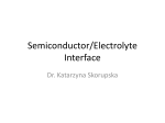 Semiconductor/Electrolyte Interface