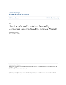 How Are Inflation Expectations Formed by Consumers, Economists